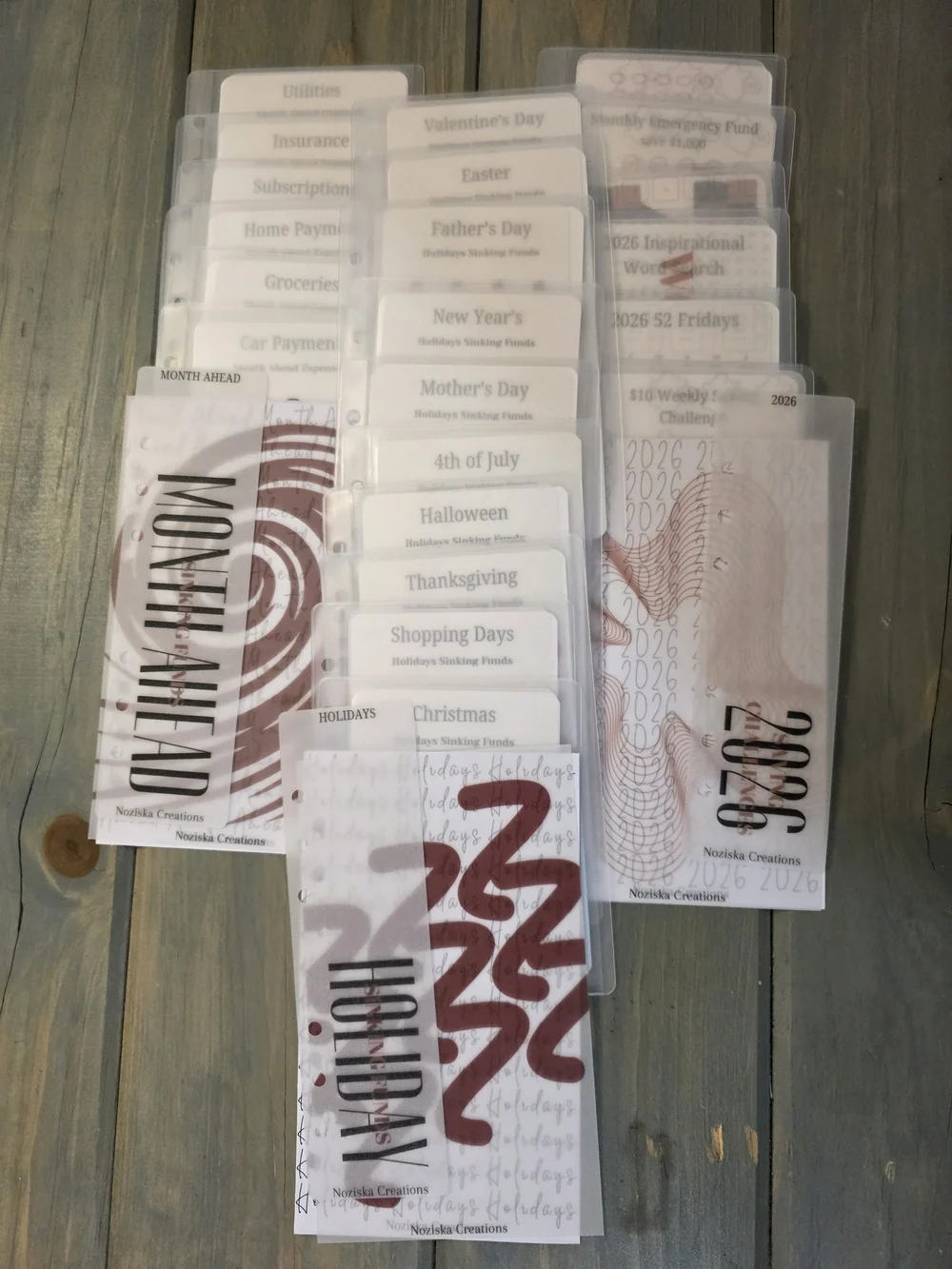 A6 Noziska Creations - 3 Bundles